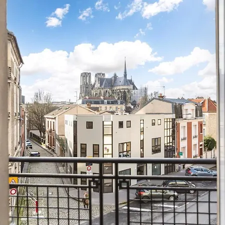 Terrasse Vue Cathedrale Centre * Reims